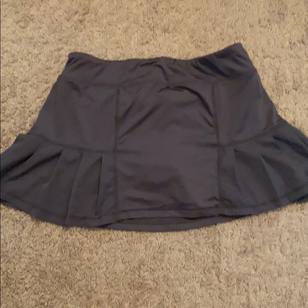 Gray tennis skort